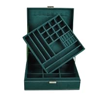 Amazon｜GYJOYERO ジュエリーボックス 10 x 10インチ 2層ハンドル